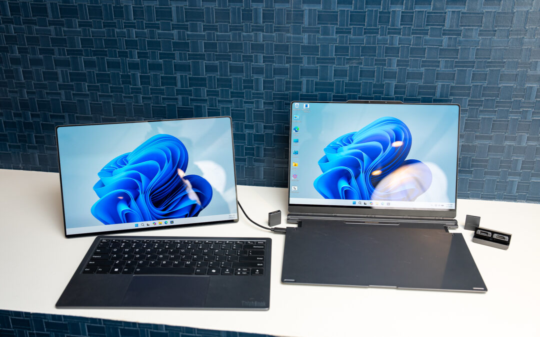 Lenovo made a Framework-like laptop with modular ports — and a second screen