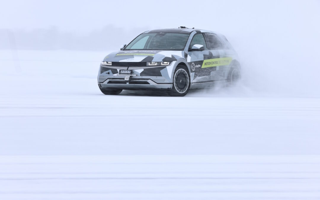 In-hub motors make this humble Hyundai a monster on ice