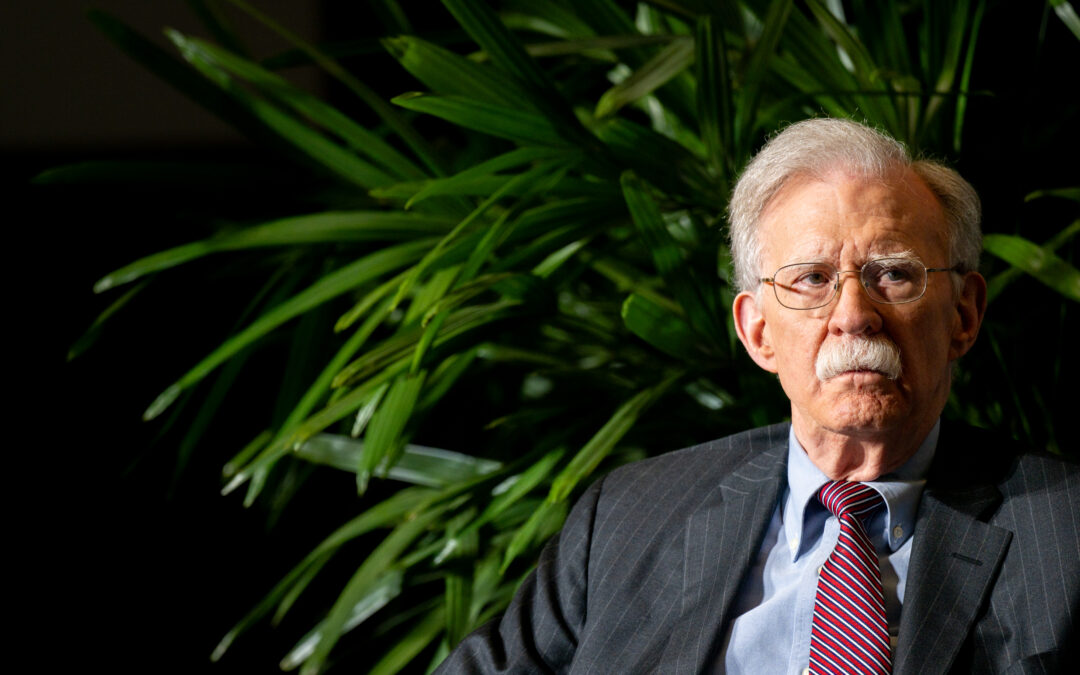 Even John Bolton is against this Iran war