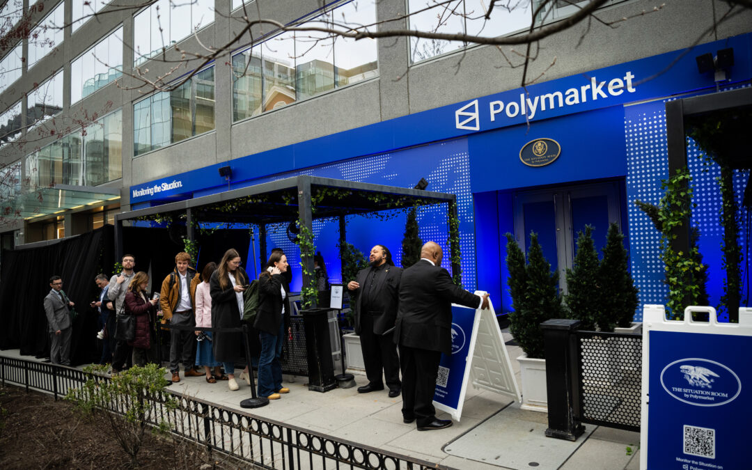 Can you monitor a situation without monitors? The Polymarket sports bar tried