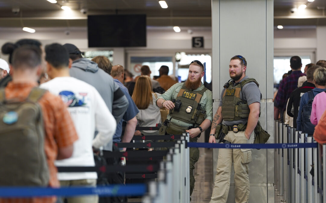 ICE heads to the airport