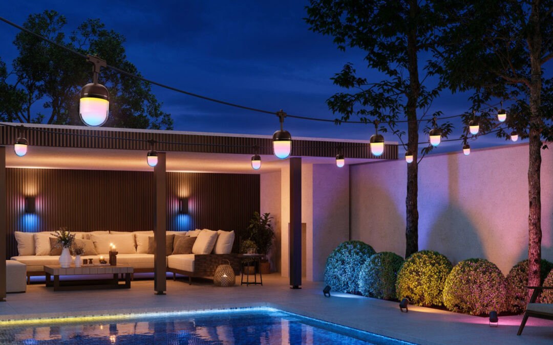 Every bulb on Govee’s new outdoor string lights can display multicolor effects