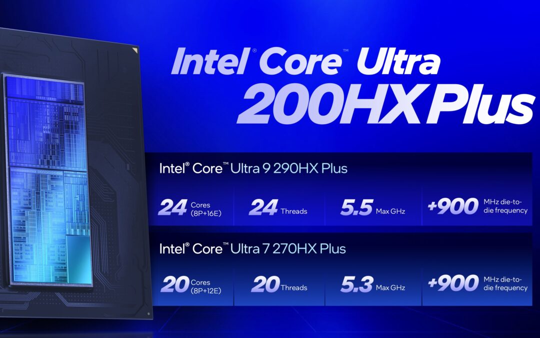 Intel announces Core Ultra 200HX Plus CPUs for high-end gaming laptops