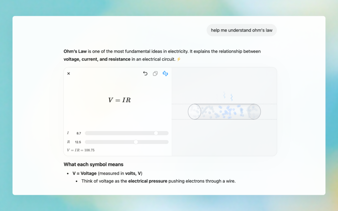 ChatGPT will now generate interactive visuals to help you with math and science concepts