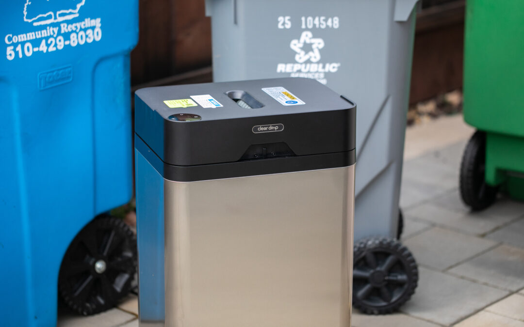 Investigating the 61-pound machine that eats plastic and spits out bricks
