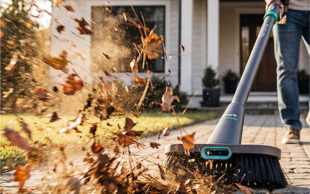 Shark’s BlastBoss amplifies your sweeping with a 190 mph blast of air