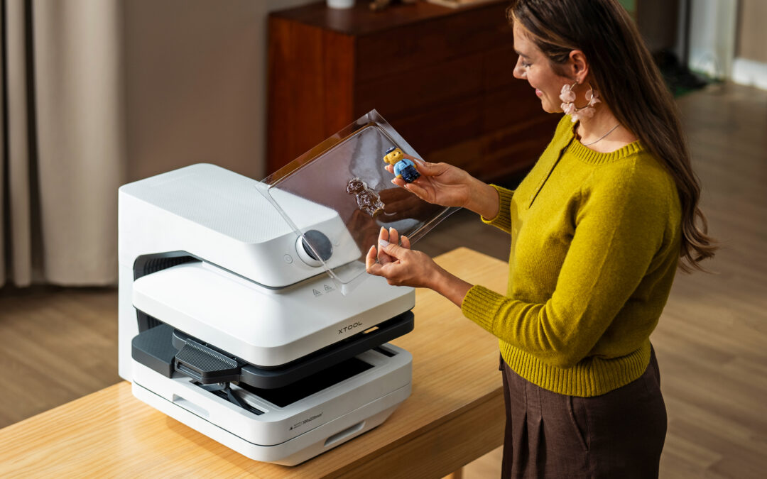 This modular crafting machine can create custom shirts, phone cases, and molds