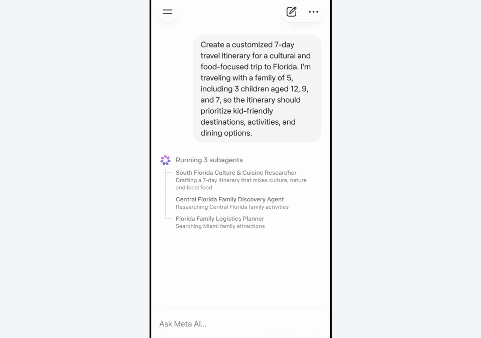 Meta’s Muse Spark model brings reasoning capabilities to the Meta AI app