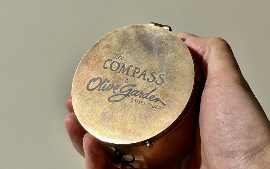 Five questions for the guys who made a compass that points to the Times Square Olive Garden