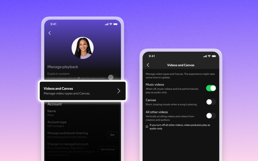Spotify now lets you turn off all its videos