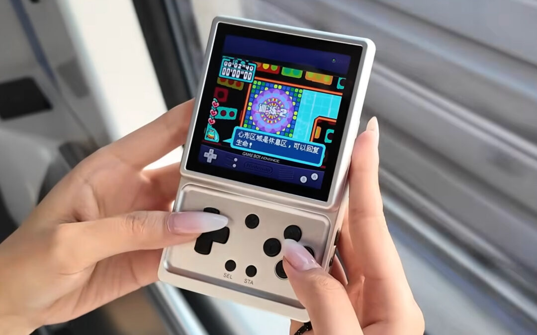 Anbernic’s new handheld is a pocket-friendly Android device with a swiveling screen