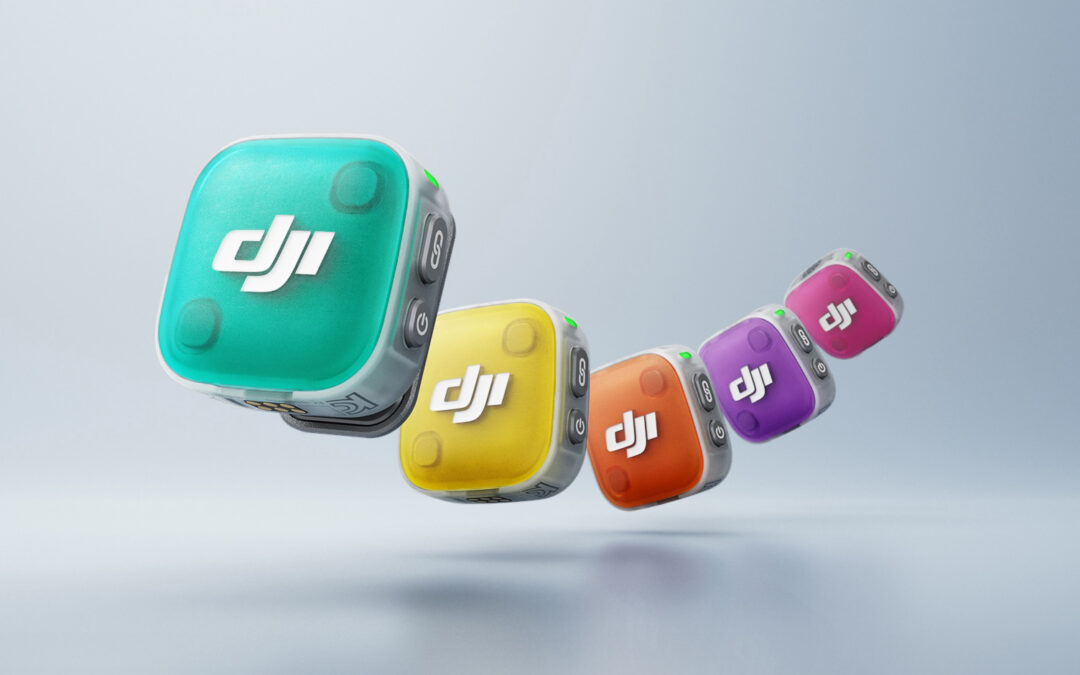 DJI’s new Mic Mini 2 adds colorful covers to help them blend in