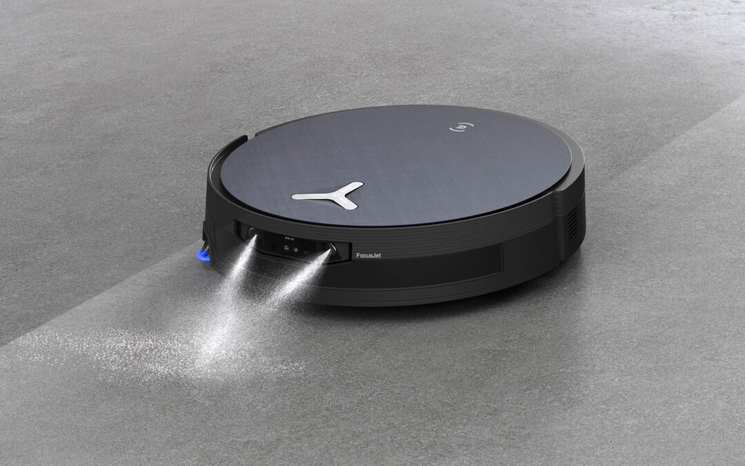 Ecovacs’ new robovac spots and pretreats dried stains using powerful jets