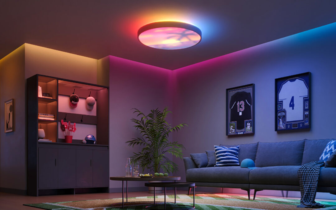 Govee’s multicolor ceiling light doubles as a low-res screen