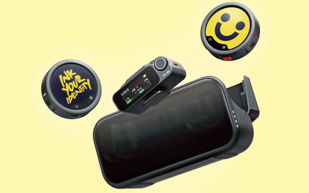 Insta360 is putting screens on its next wireless mics to show logos or images