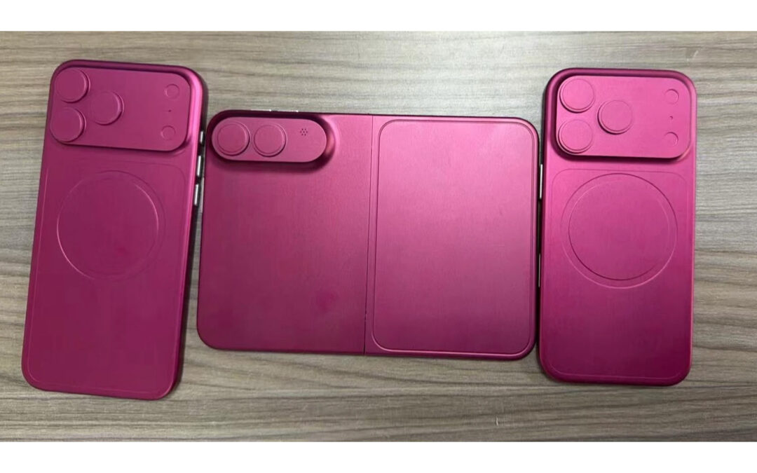 A wide foldable iPhone dummy emerges amid rumors of a delay