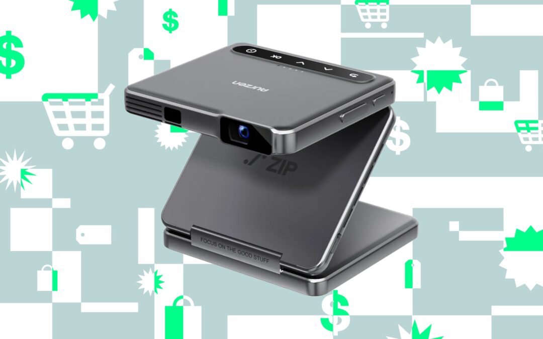 Aurzen’s tiny trifold projector is almost 40 percent off right now