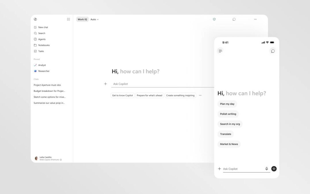Microsoft 365 Copilot gets a speed boost and cleaner design