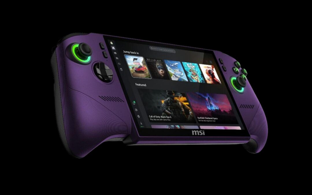 This is MSI’s new Claw 8 EX AI Plus gaming handheld