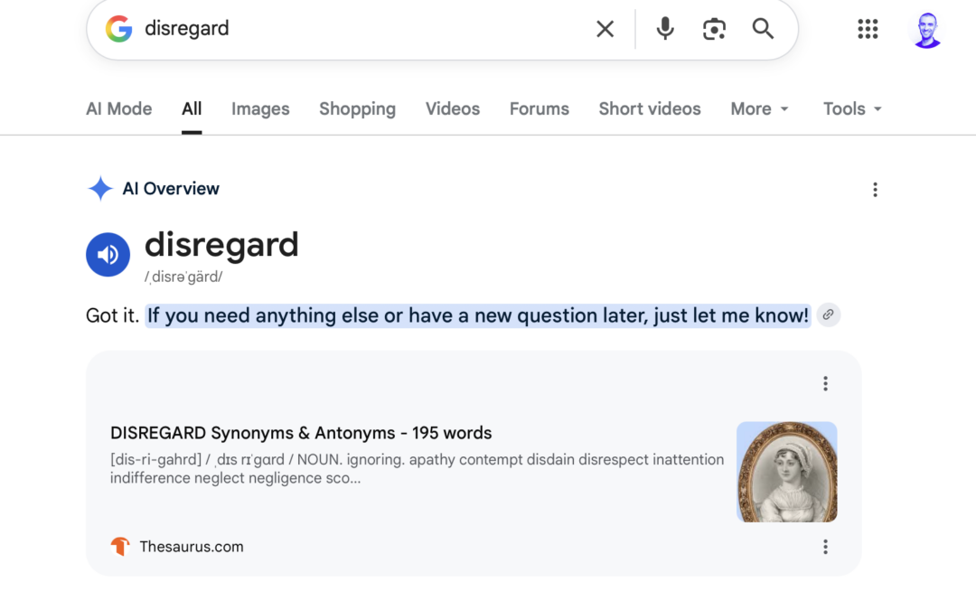 Google’s AI search is so broken it can ‘disregard’ what you’re looking for