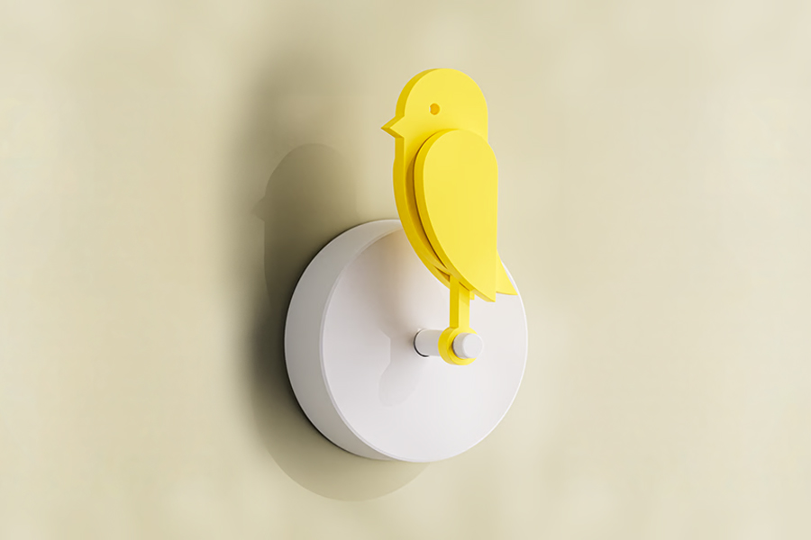 This mechanical bird drops dead when your home’s air quality worsens