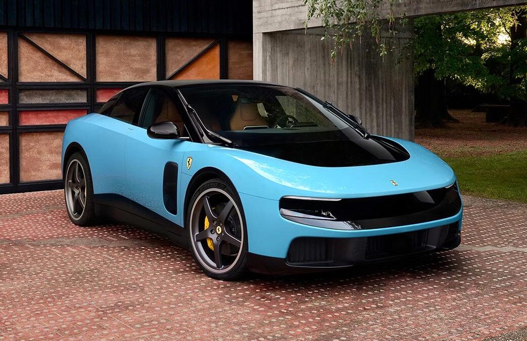 Ferrari reveals its first EV, with design help from Jony Ive