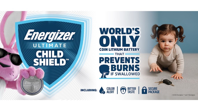 Energizer releases coin lithium batteries that won’t cause burning if accidentally swallowed