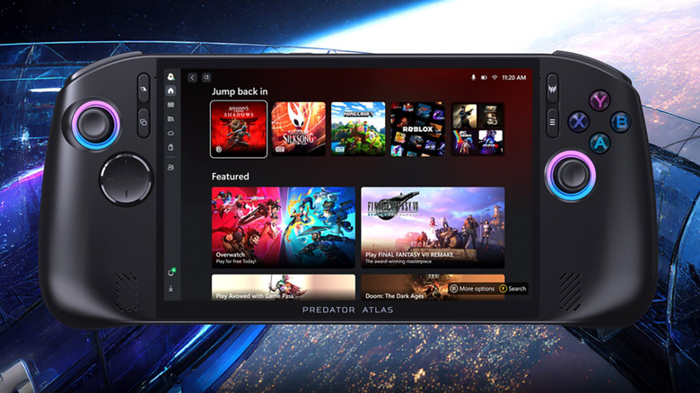 The Acer Predator Atlas 8 is one of the first handhelds to feature Intel’s latest Arc G3 chips