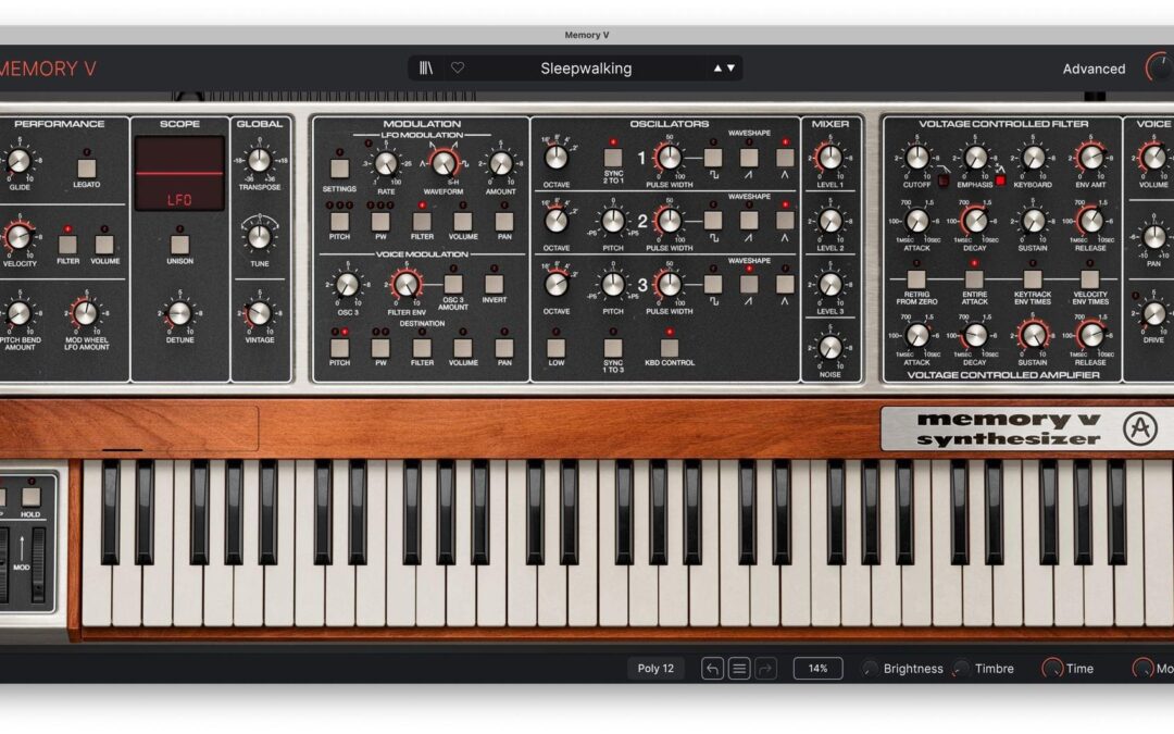 Memory V recreates the Memorymoog without the massive headaches or price tag