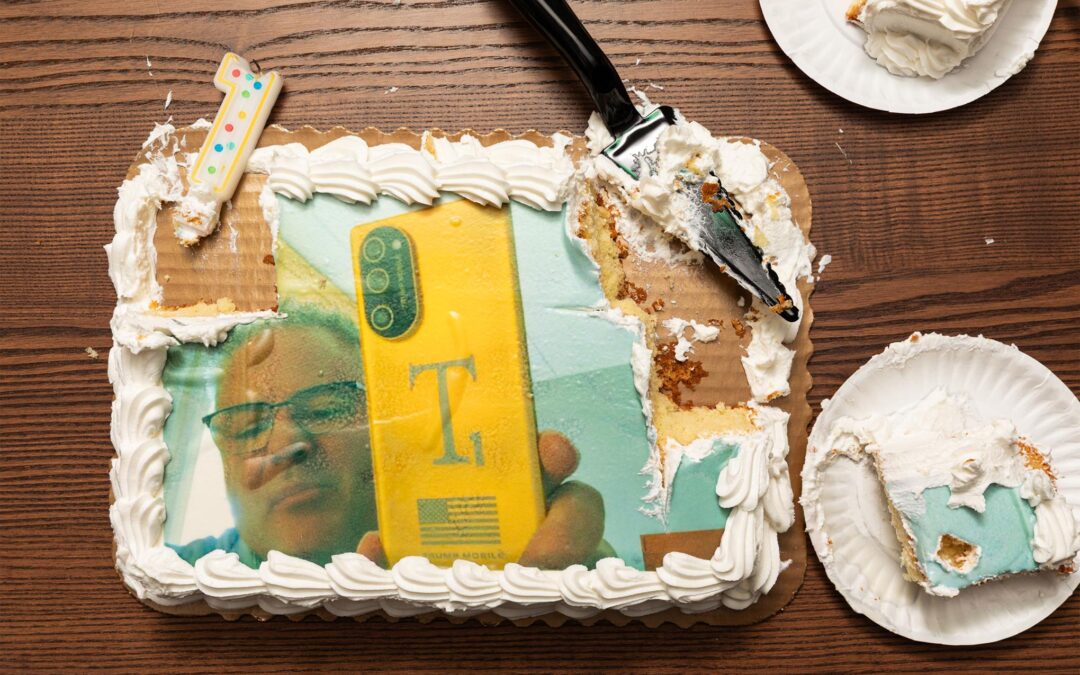 Happy birthday to the Trump phone