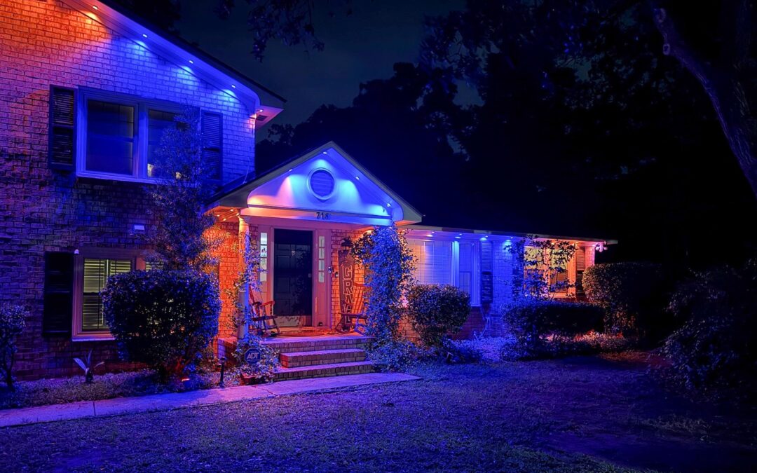 My backyard made me a color-changing smart lighting convert
