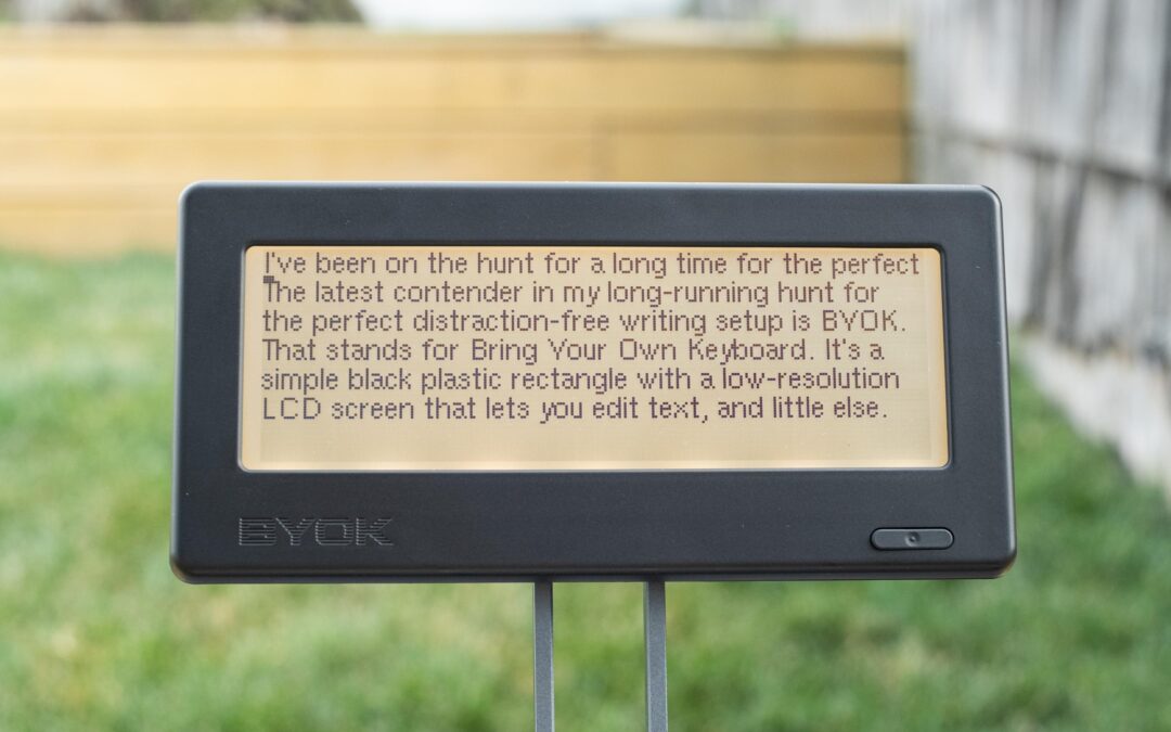 BYOK is my new go-to distraction-free writing tool
