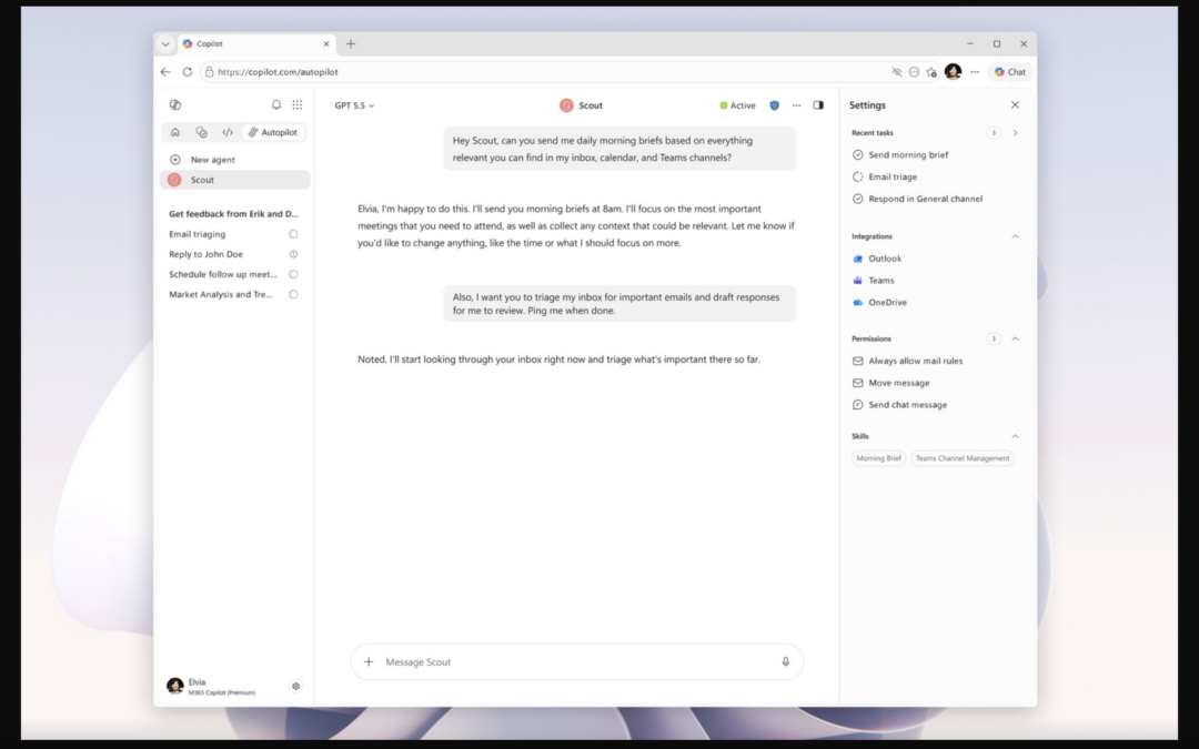 Microsoft Scout is a new AI personal assistant built on OpenClaw