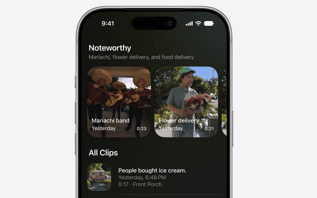 Cameras get an Apple Intelligence boost in Apple Home