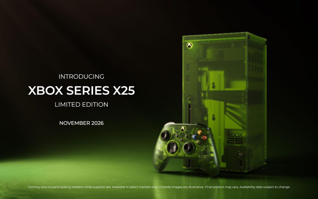 This is Microsoft’s Xbox 25th anniversary console in translucent green