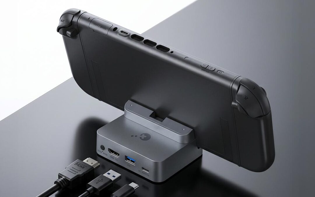 GuliKit’s new mobile Switch 2 dock lets you play with or without a TV