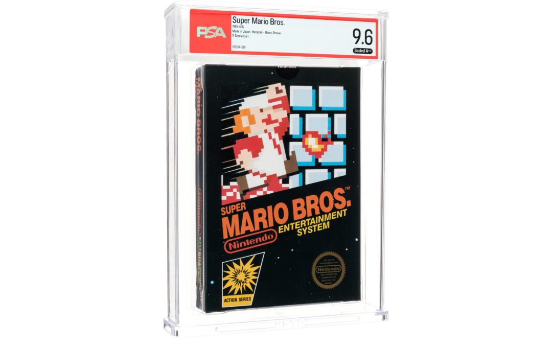 Sealed Super Mario Bros. sells for a record $3 million