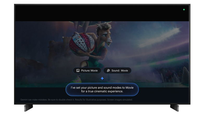 Gemini can now adjust your picture settings on Google TV