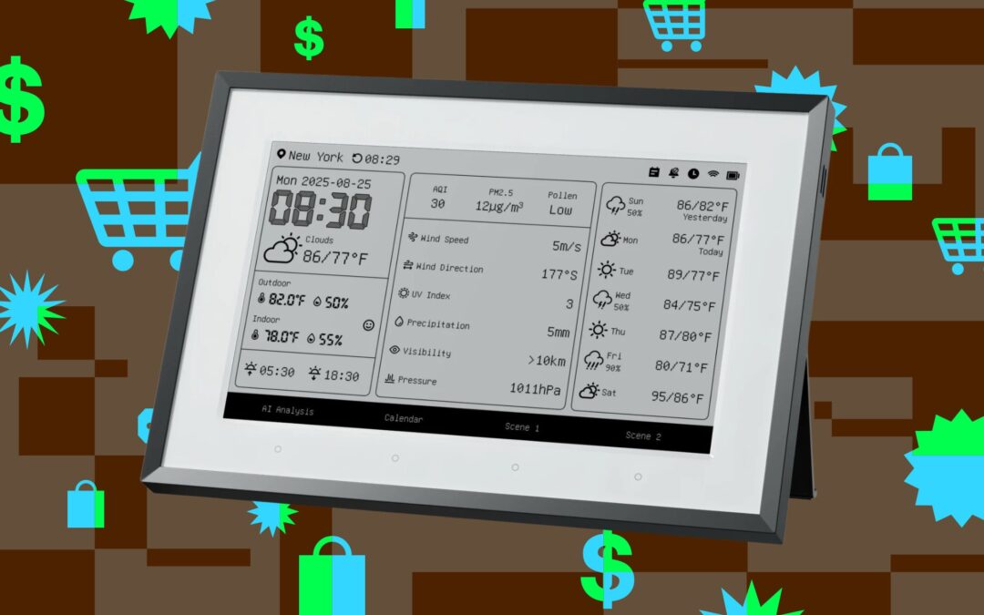 SwitchBot’s E Ink Weather Station is already 20 percent off