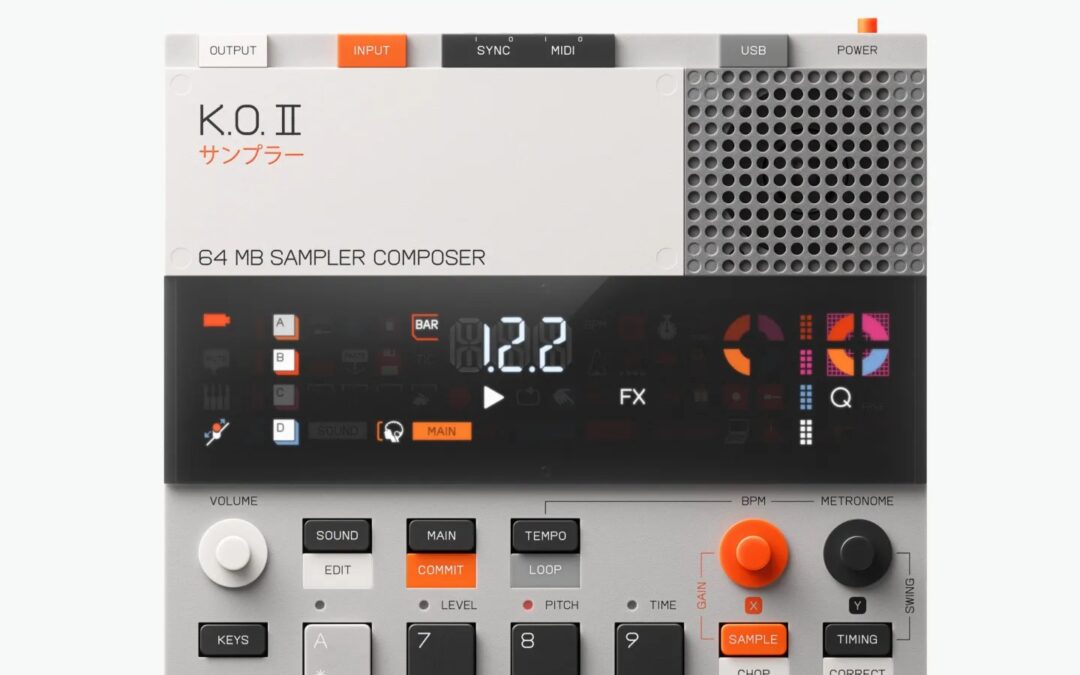 Teenage Engineering adds lo-fi mode, USB audio, and more to its KO II sampler