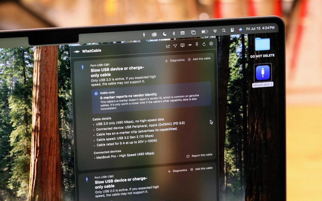 This free Mac app reveals the truth about your mystery USB-C cables