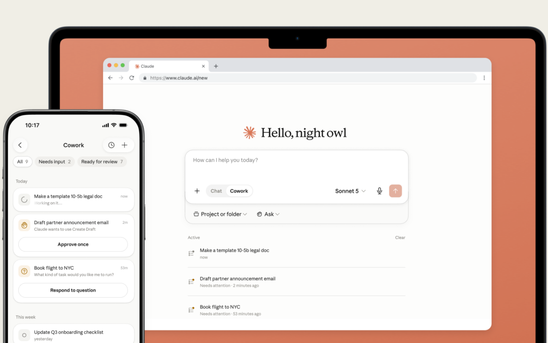 Anthropic is launching Claude Cowork on mobile and web