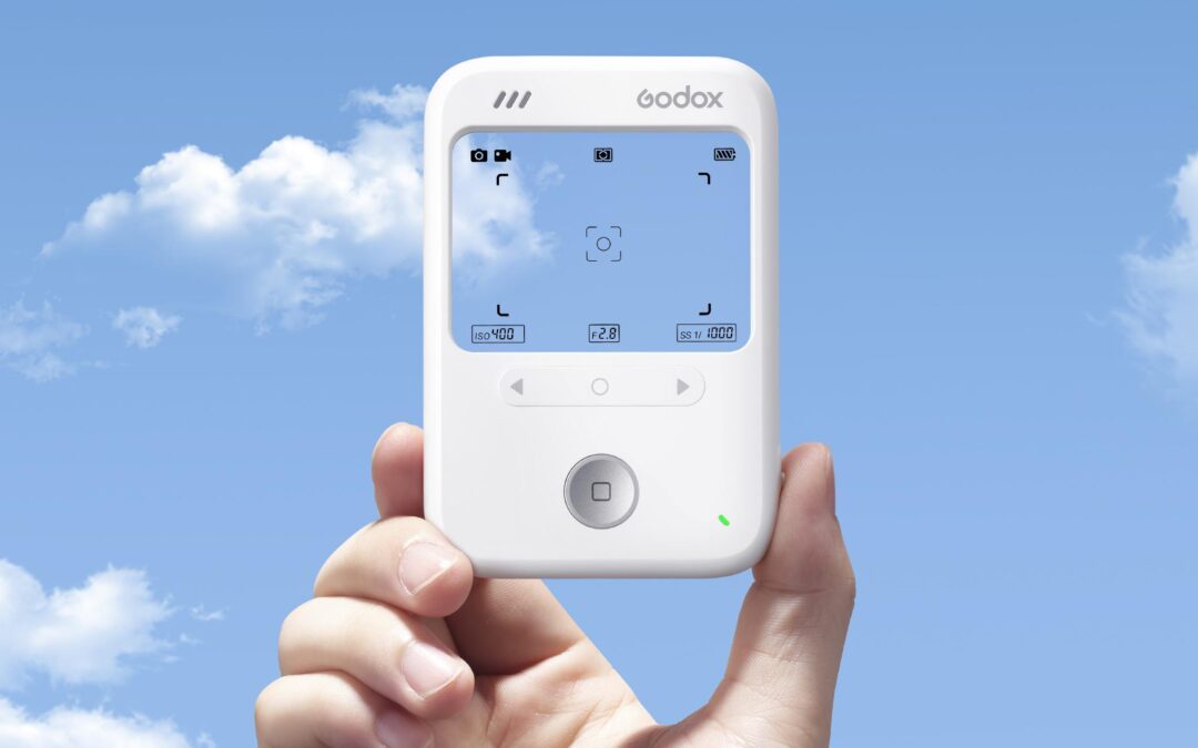 This slim camera has a transparent LCD screen for a viewfinder