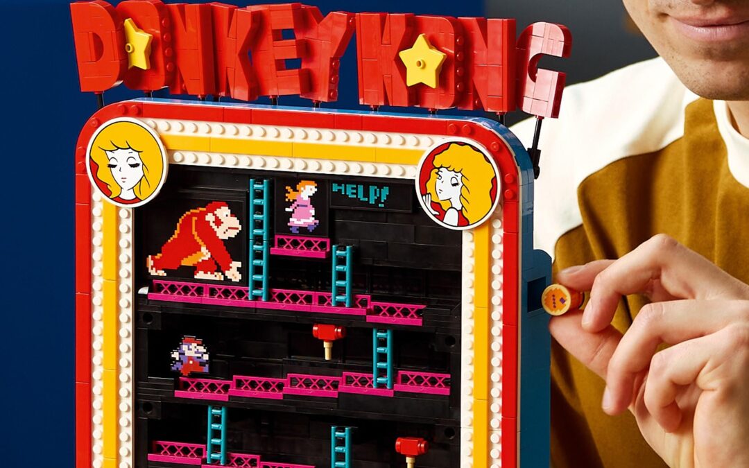 Lego’s Donkey Kong arcade machine lets Mario jump endless barrels — Miyamoto is reportedly happy