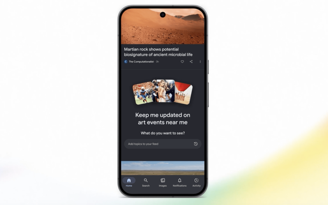 Google Discover is getting an AI chatbot-tuned feed