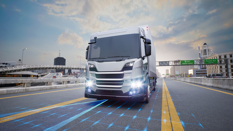 The California Teamsters union is suing the state over self-driving trucks