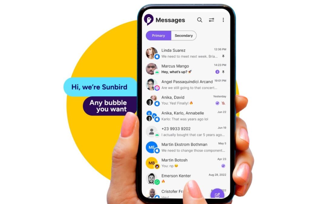 Sunbird relaunched its iMessage app for Android users after three years away