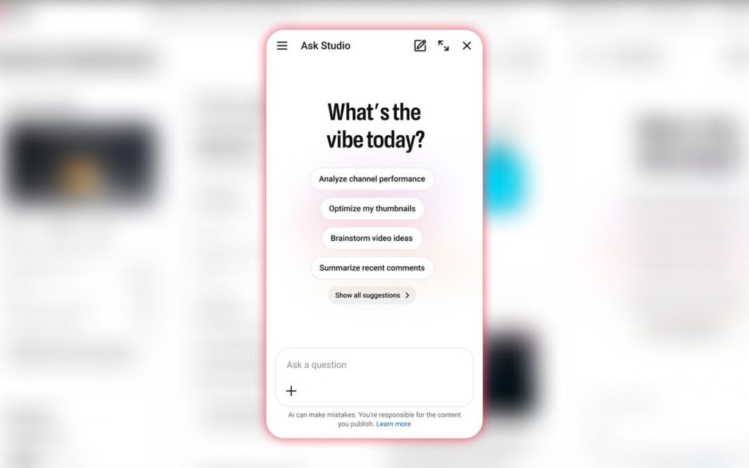 YouTube is building AI creator tools that do almost everything for them