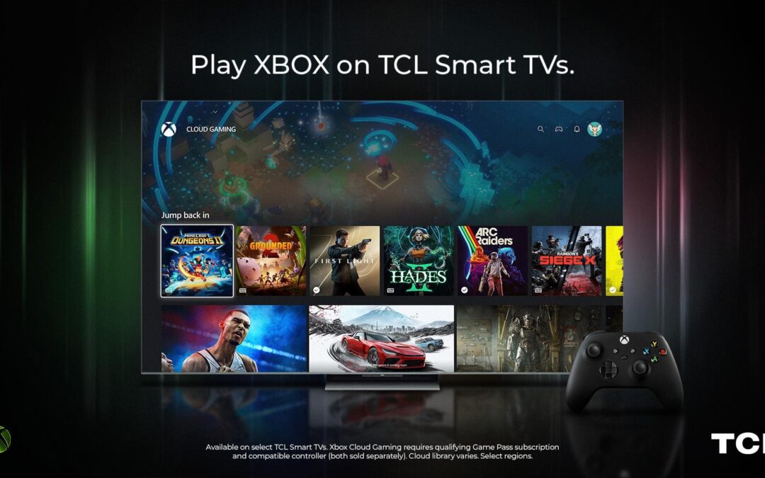 Xbox app is coming to TCL TVs just as Microsoft rolls out pay-as-you-go cloud gaming