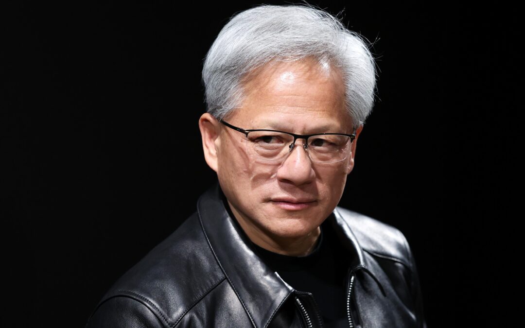 Jensen Huang talks about AI and climate change like a supervillain